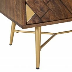 Red Living Sideboard Nook - Mango massiv / Metall - Mango / Gold -Möbel Verkäufe 2024 1000341969 220517 035 DETAILS P000000001000341969