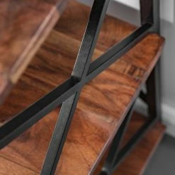 Red Living Regal Ugo II - Mango massiv / Metall - Mango / Schwarz -Möbel Verkäufe 2024 1000341970 220331 075 DETAILS P000000001000341970