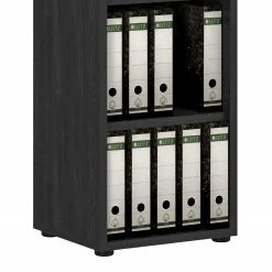 Maja Möbel Aktenregal Homebase - Esche Schwarz Dekor - Höhe: 113 cm -Möbel Verkäufe 2024 1000341977 220325 040 DETAILS P000000001000341977