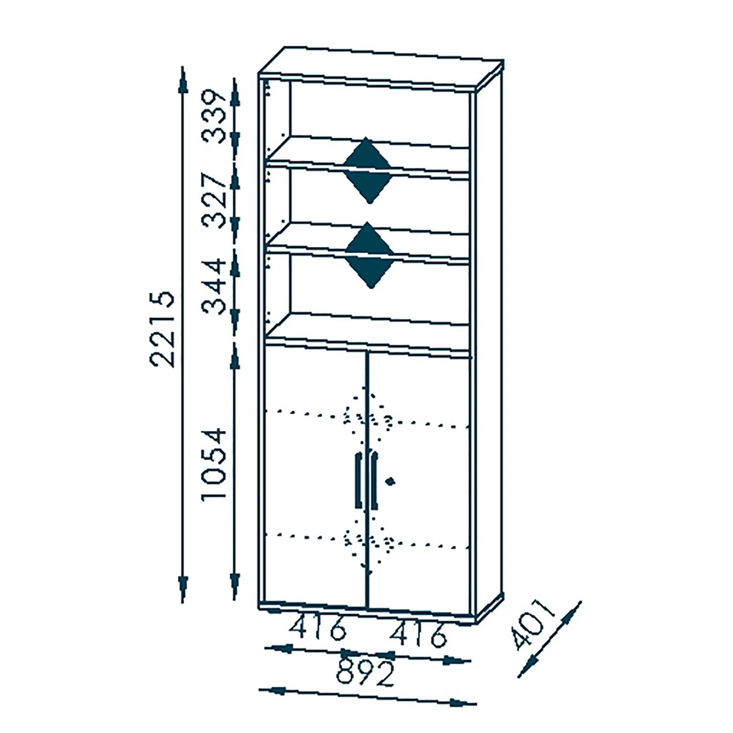 Maja Möbel Aktenschrank Homebase II - Eiche Riviera Dekor 6 Maja Möbel Aktenschrank Homebase II - Eiche Riviera Dekor – Bild 4