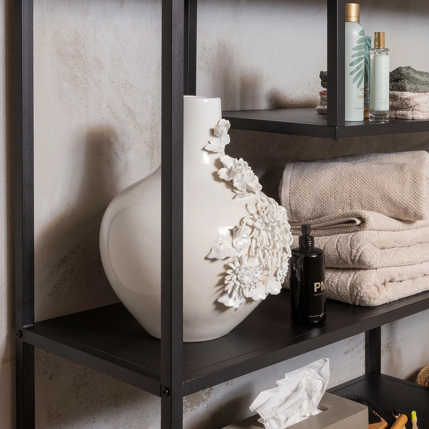 Red Living Regal Vallvik II - Metall - Schwarz 6 Red Living Regal Vallvik II - Metall - Schwarz – Bild 4