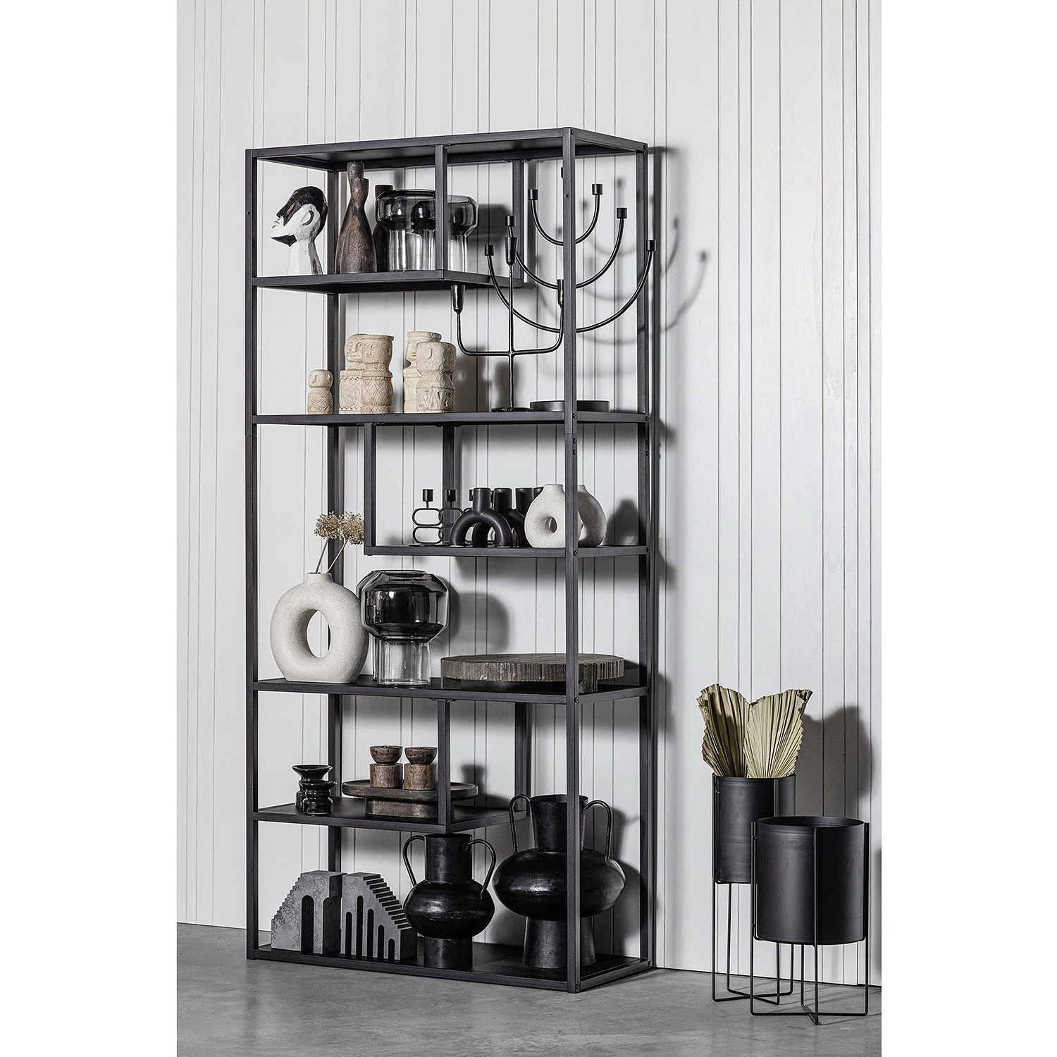 Red Living Regal Vallvik I - Metall - Schwarz 4 Red Living Regal Vallvik I - Metall - Schwarz – Bild 2