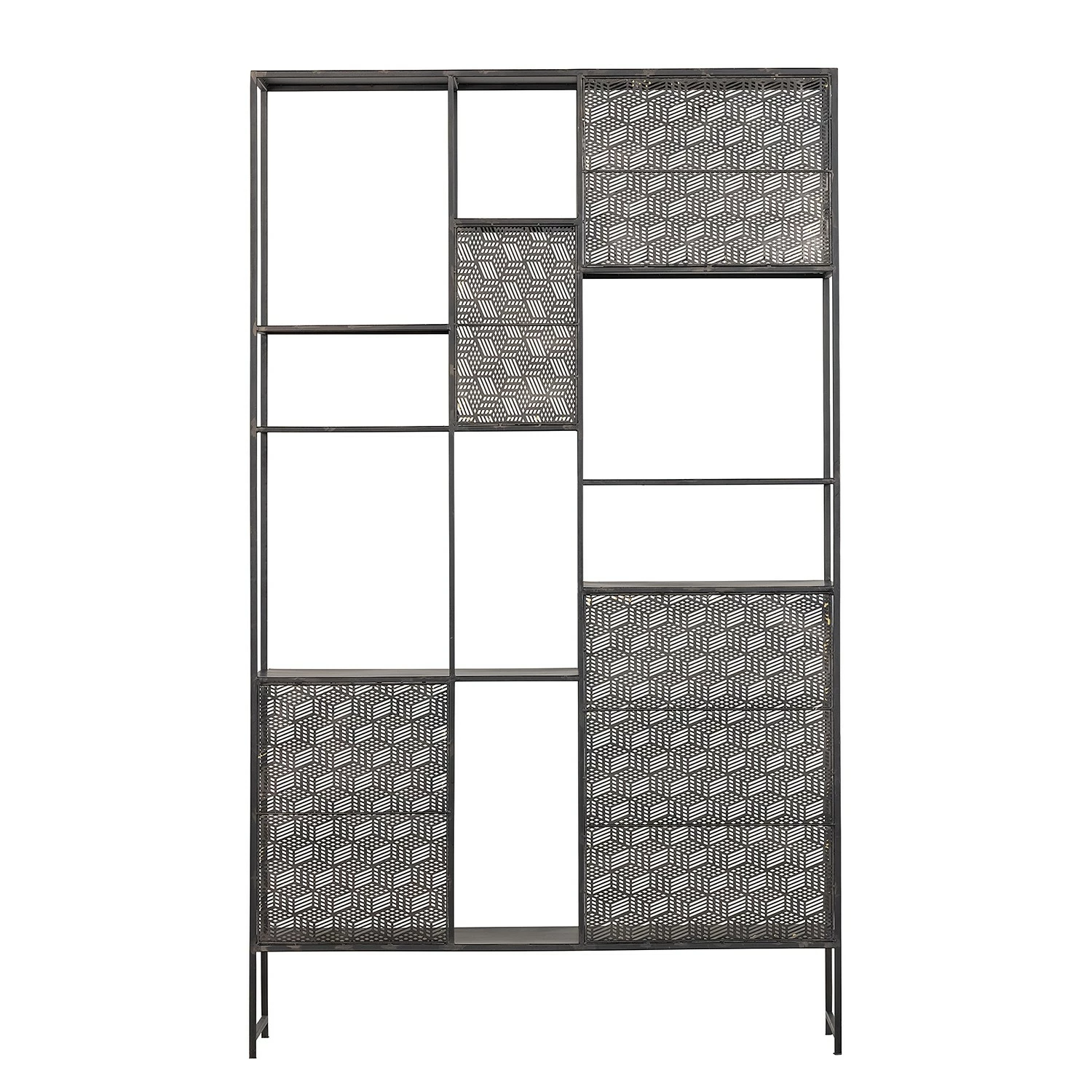 Red Living Regal Quito - Metall - Antik Messing / Schwarz 6 Red Living Regal Quito - Metall - Antik Messing / Schwarz – Bild 4