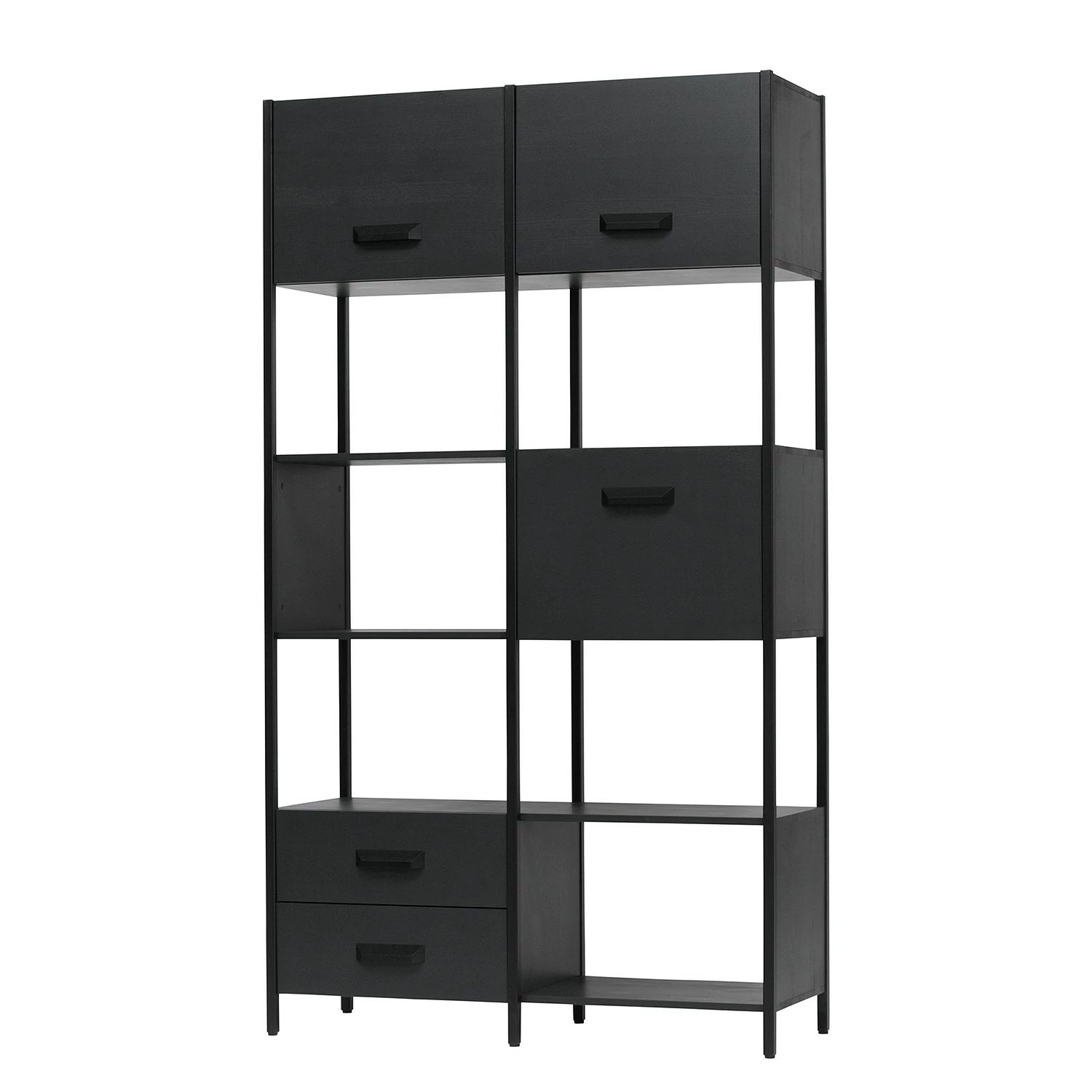 Red Living Regal Sarhua - Kiefer massiv / Metall - Kiefer Schwarz / Schwarz 3 Red Living Regal Sarhua - Kiefer massiv / Metall - Kiefer Schwarz / Schwarz