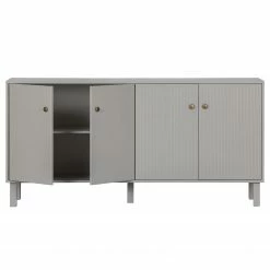 Ridgevalley Sideboard Rimas - Pinie massiv - Hellgrau -Möbel Verkäufe 2024 1000342118 220401 040 DETAILS P000000001000342118