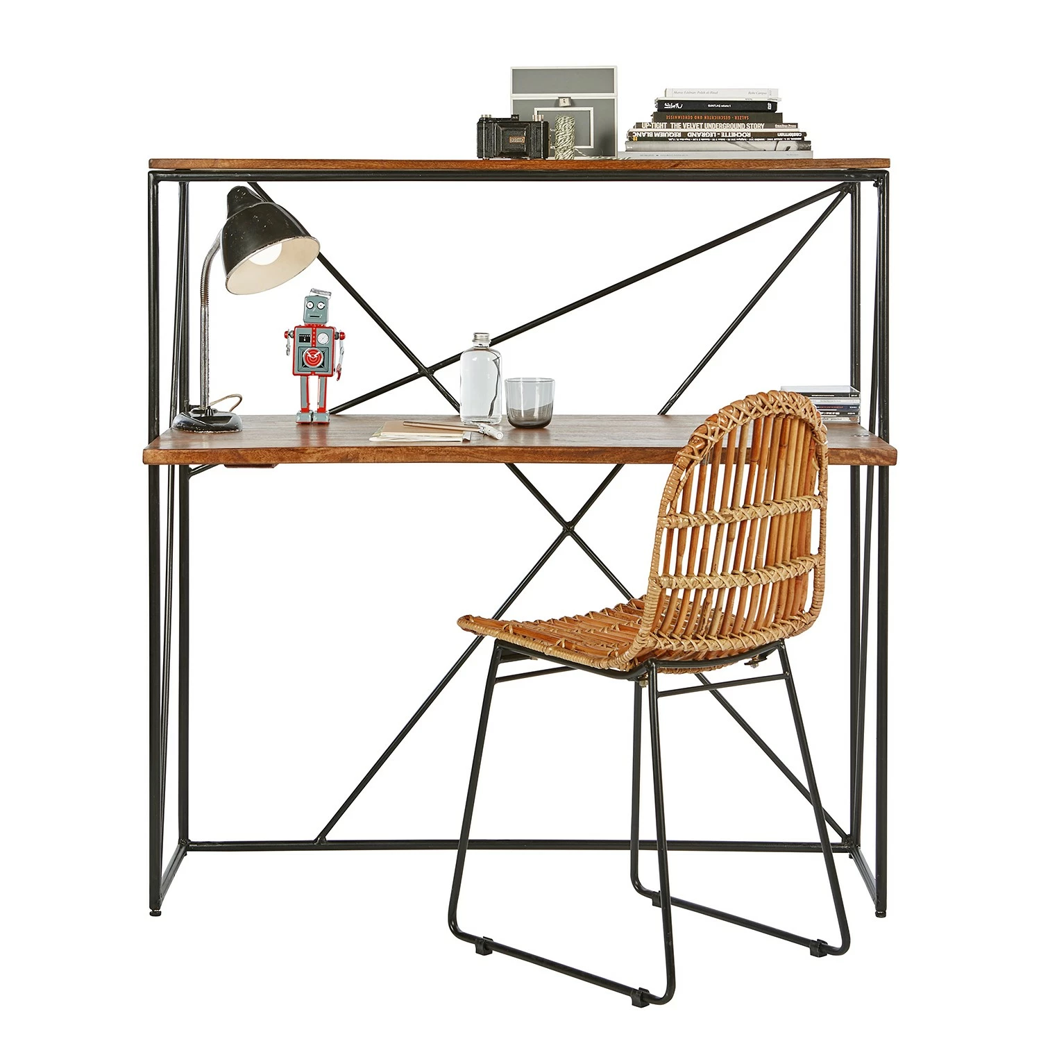 Tom Tailor Schreibtisch-Kombination Piketon I - Mango massiv / Aluminium - Mango / Schwarz 12 Tom Tailor Schreibtisch-Kombination Piketon I - Mango massiv / Aluminium - Mango / Schwarz – Bild 10