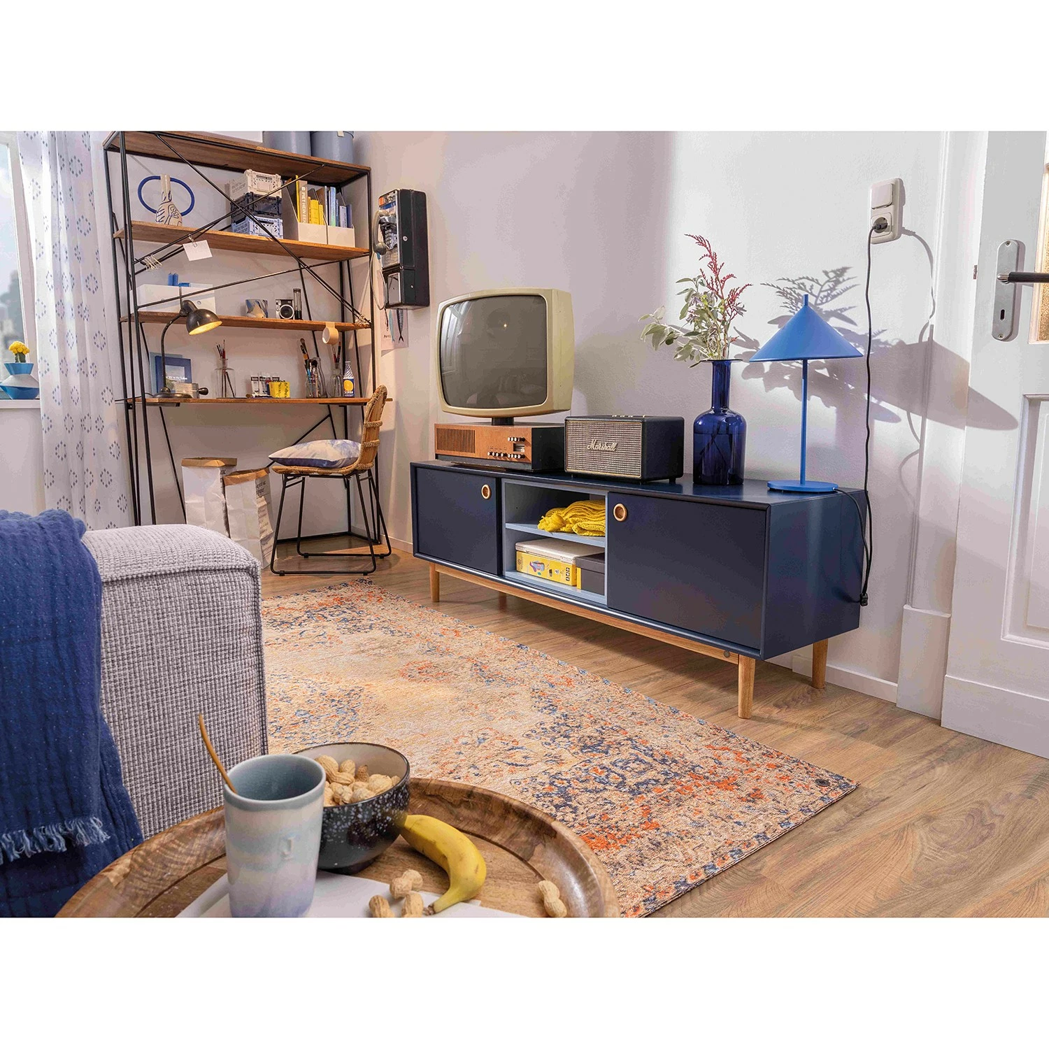 Tom Tailor Schreibtisch-Kombination Piketon II - Mango massiv / Aluminium - Mango / Schwarz 4 Tom Tailor Schreibtisch-Kombination Piketon II - Mango massiv / Aluminium - Mango / Schwarz – Bild 2