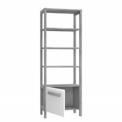 Loftscape Regal Toscana - Hochglanz Weiß / Eiche Grau Dekor -Möbel Verkäufe 2024 1000342499 220331 040 DETAILS P000000001000342499