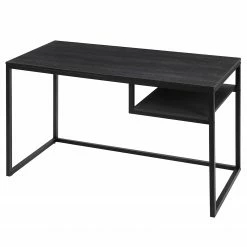 Fredriks Schreibtisch Penai - Eiche Schwarz Dekor / Schwarz