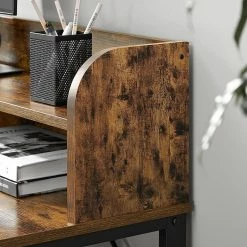 Red Living Schreibtisch-Set Rob (2-teilig) - Eiche Rustikal Dekor / Schwarz -Möbel Verkäufe 2024 1000342991 220407 050 DETAILS P000000001000342991