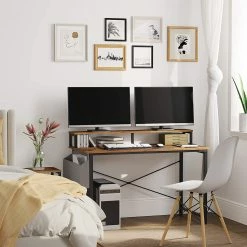 Red Living Schreibtisch Rio - Eiche Rustikal Dekor / Schwarz -Möbel Verkäufe 2024 1000343003 220407 021 MOOD DETAILS P000000001000343003 mood