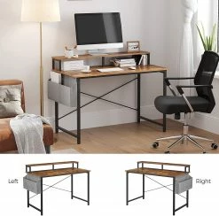 Red Living Schreibtisch Rio - Eiche Rustikal Dekor / Schwarz -Möbel Verkäufe 2024 1000343003 220407 040 DETAILS P000000001000343003