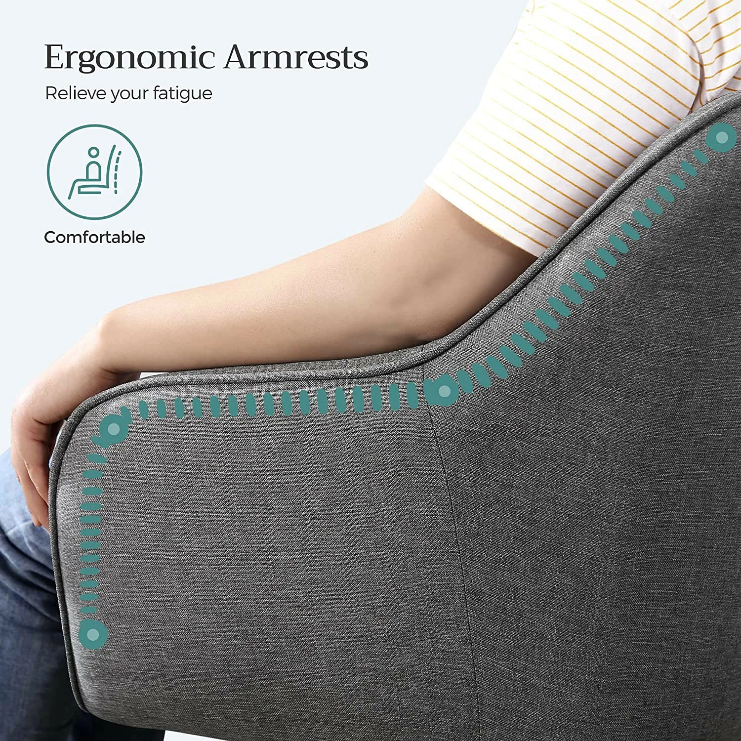 Fredriks Bürostuhl Roydale - Grau 8 Fredriks Bürostuhl Roydale - Grau – Bild 6