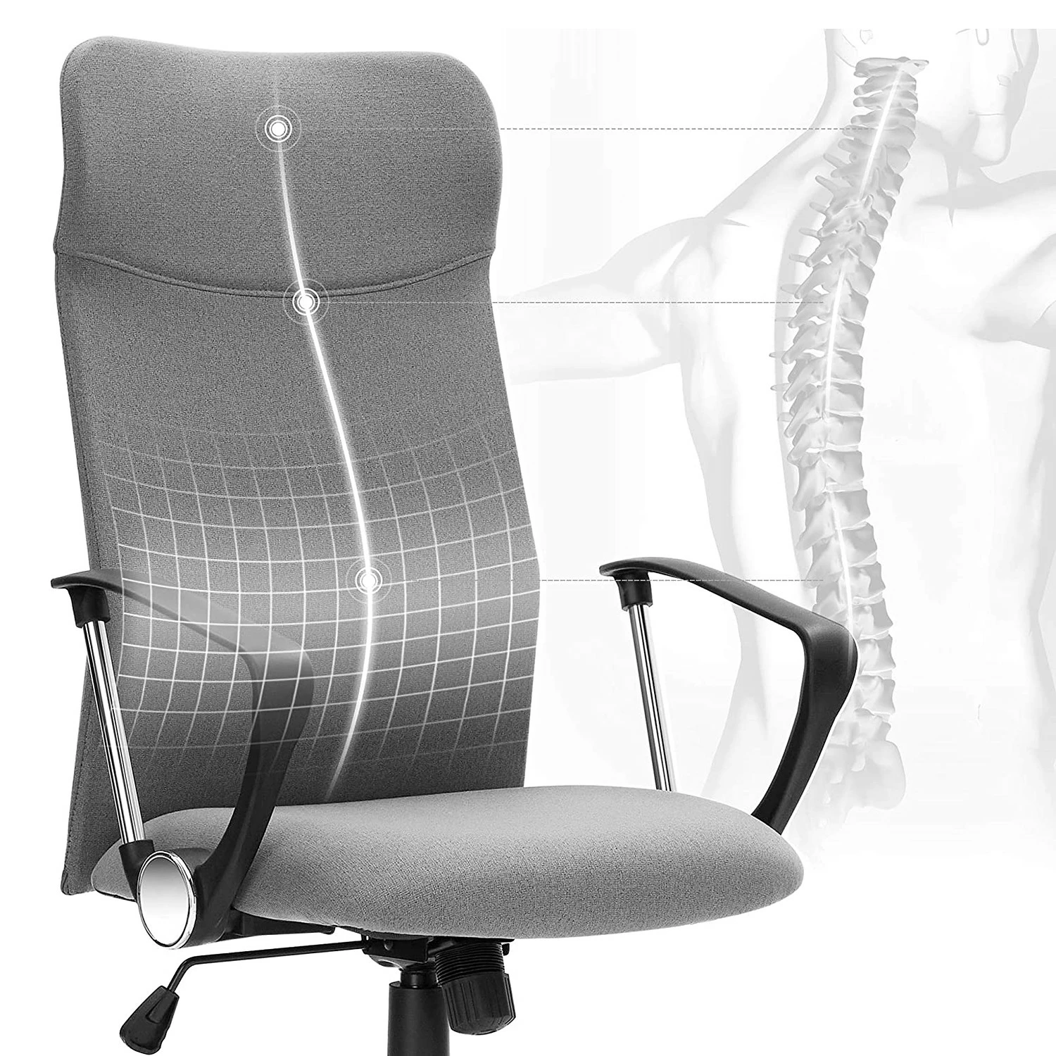 Fredriks Bürostuhl Freezer - Grau 8 Fredriks Bürostuhl Freezer - Grau – Bild 6