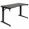Duo Collection LED Schreibtisch Game-Rocker GT-21 - (Mit LED-Beleuchtung) Metall - Carbon Dekor / Schwarz