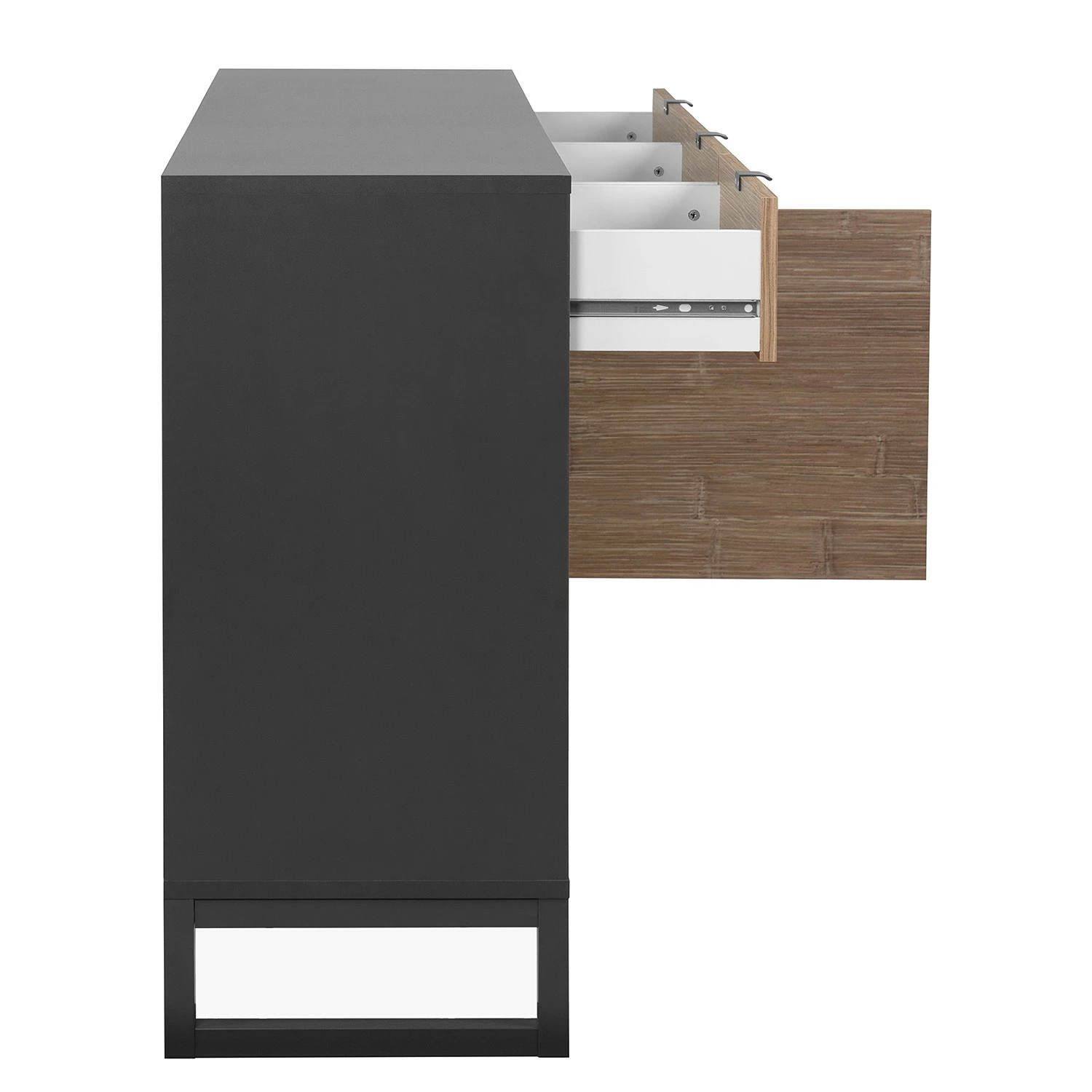 Loftscape Sideboard Mid West I - Bambus Dekor / Anthrazit 13 Loftscape Sideboard Mid West I - Bambus Dekor / Anthrazit – Bild 11