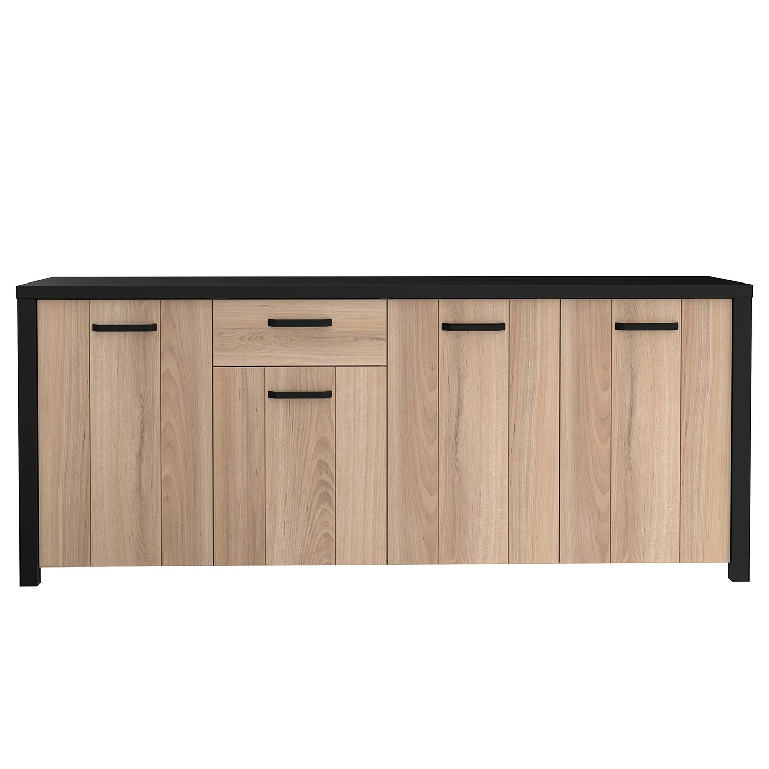 Red Living Sideboard Westlock II - Esche Dekor / Schwarz 6 Red Living Sideboard Westlock II - Esche Dekor / Schwarz – Bild 4