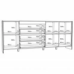 Loftscape Sideboard Urban II - Inkl. Beleuchtung - Weiß / Eiche Grau Dekor 17 Loftscape Sideboard Urban II - Inkl. Beleuchtung - Weiß / Eiche Grau Dekor -Möbel Verkäufe 2024 1000344689 220414 501 SKETCH DETAILS P000000001000344689 sketch