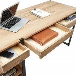 Ars manufacti Schreibtisch Robby - Eiche massiv / Metall - Eiche / Schwarz 10 Ars manufacti Schreibtisch Robby - Eiche massiv / Metall - Eiche / Schwarz -Möbel Verkäufe 2024 1000346336 220826 030 DETAILS P000000001000346336