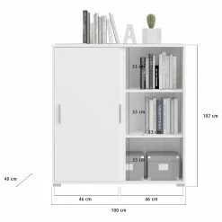 Fredriks Aktenschrank-Kombination Thamali VII - Weiß -Möbel Verkäufe 2024 1000346955 220519 501 SKETCH DETAILS P000000001000346955 sketch