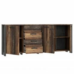 Loftscape Sideboard Ravenswood II - Altholz Dekor / Anthrazit -Möbel Verkäufe 2024 1000348107 220603 050 DETAILS P000000001000348107