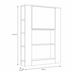 Fredriks Sekretär Warner - Weiß -Möbel Verkäufe 2024 1000348135 220505 500 SKETCH DETAILS P000000001000348135 sketch