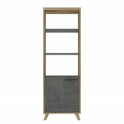 Fredriks Büroregal Winster - Asteiche Dekor / Beton Dekor -Möbel Verkäufe 2024 1000348165 220505 030 DETAILS P000000001000348165