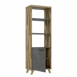 Fredriks Büroregal Winster - Asteiche Dekor / Beton Dekor -Möbel Verkäufe 2024 1000348165 220505 032 DETAILS P000000001000348165