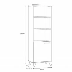 Fredriks Büroregal Winster - Asteiche Dekor / Beton Dekor -Möbel Verkäufe 2024 1000348165 220505 500 SKETCH DETAILS P000000001000348165 sketch