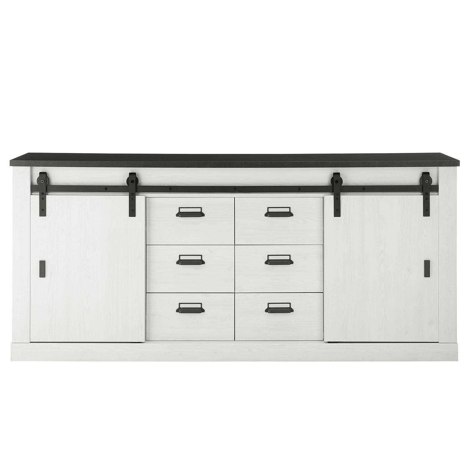 Ridgevalley Sideboard Shutter II - Pinie Weiß Dekor 6 Ridgevalley Sideboard Shutter II - Pinie Weiß Dekor – Bild 4