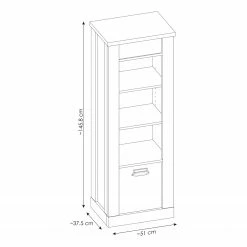 Ridgevalley Büro-Set Shutter V (4-teilig) - Pinie Weiß Dekor 37 Ridgevalley Büro-Set Shutter V (4-teilig) - Pinie Weiß Dekor -Möbel Verkäufe 2024 1000348751 220505 501 SKETCH DETAILS P000000001000348751 sketch