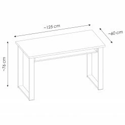 Ridgevalley Büro-Set Shutter I (2-teilig) - Pinie Weiß Dekor -Möbel Verkäufe 2024 1000348753 220505 500 SKETCH DETAILS P000000001000348753 sketch