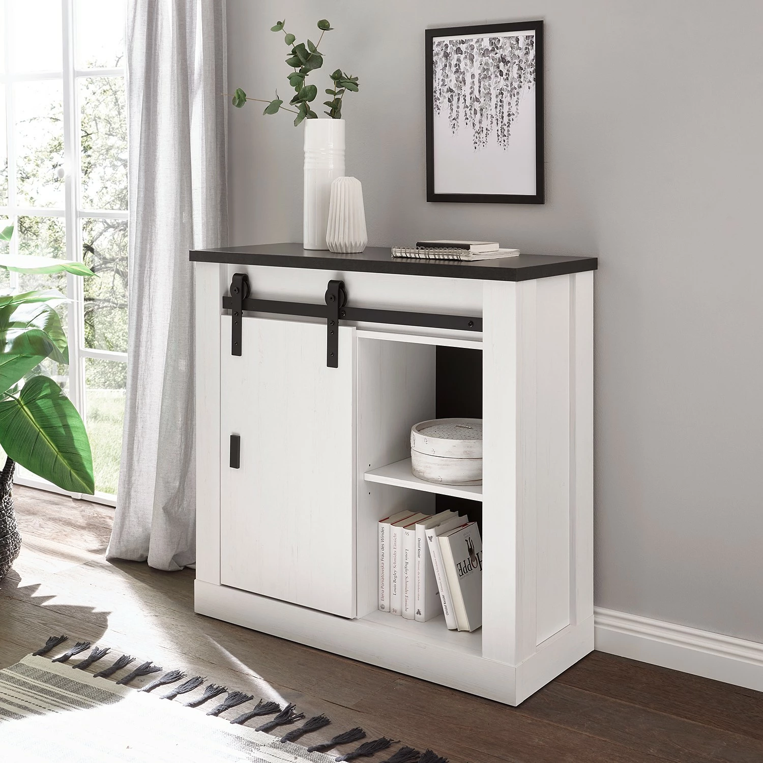 Ridgevalley Büro-Set Shutter II (2-teilig) - Pinie Weiß Dekor 6 Ridgevalley Büro-Set Shutter II (2-teilig) - Pinie Weiß Dekor – Bild 4