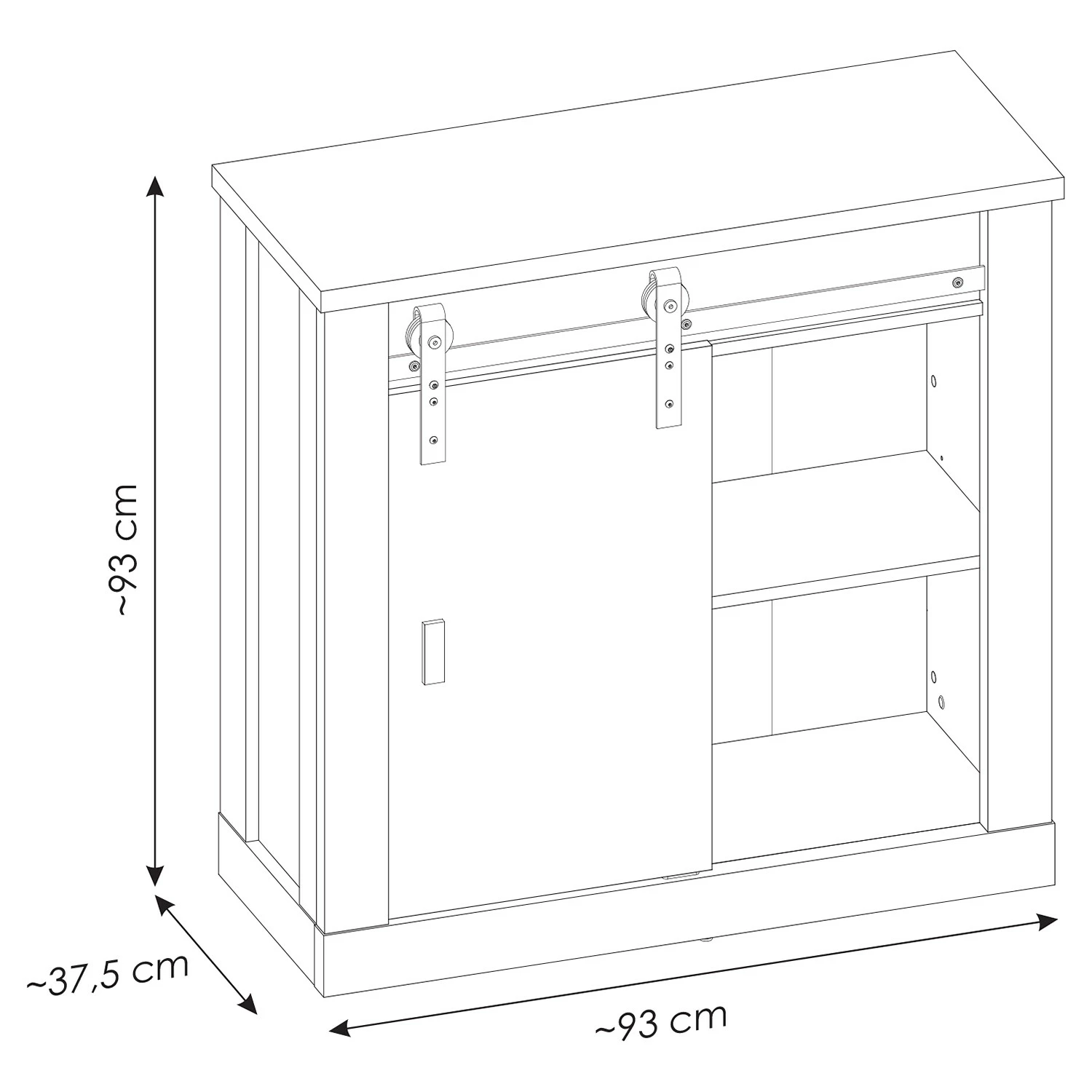 Ridgevalley Büro-Set Shutter II (2-teilig) - Pinie Weiß Dekor 14 Ridgevalley Büro-Set Shutter II (2-teilig) - Pinie Weiß Dekor – Bild 12
