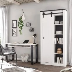 Ridgevalley Büro-Set Shutter III (2-teilig) - Pinie Weiß Dekor