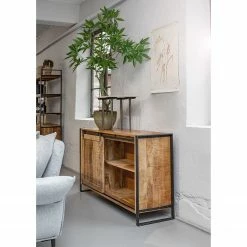 Red Living Sideboard Toleos - Mango sägerau massiv / Eisen - Mangoholz / Schwarz -Möbel Verkäufe 2024 1000352070 220520 022 MOOD DETAILS P000000001000352070 mood