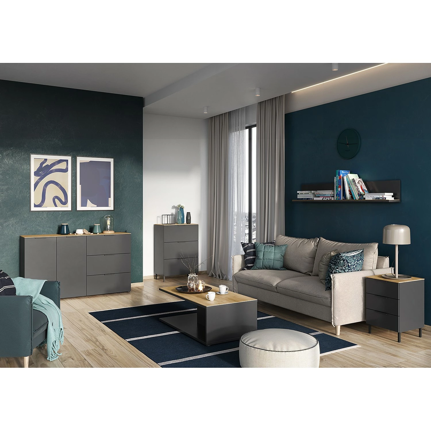 Germania Sideboard California I - Graphit 5 Germania Sideboard California I - Graphit – Bild 3