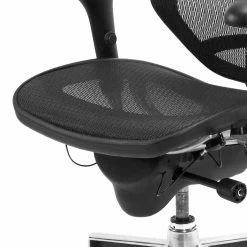 Nowy Styl Bürostuhl Enjoy - Netzstoff / Kunsstoff / Aluminium - Schwarz / Chrom -Möbel Verkäufe 2024 1000352320 220816 032 DETAILS P000000001000352320