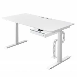 Loftscape Schreibtisch Warnes II - (Elektrisch höhenverstellbar) - Weiß - Breite: 160 cm