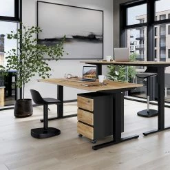 Germania Rollcontainer GW-Lissabon - Eiche Navarra Dekor / Graphit -Möbel Verkäufe 2024 1000353358 220520 021 MOOD DETAILS P000000001000353358 mood