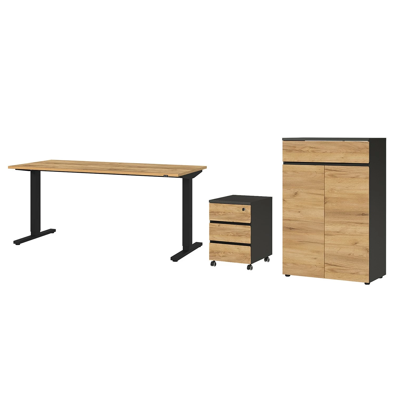 Germania Büroset GW-Lissabon X (3-teilig) - Breite: 160 cm 3 Germania Büroset GW-Lissabon X (3-teilig) - Breite: 160 cm