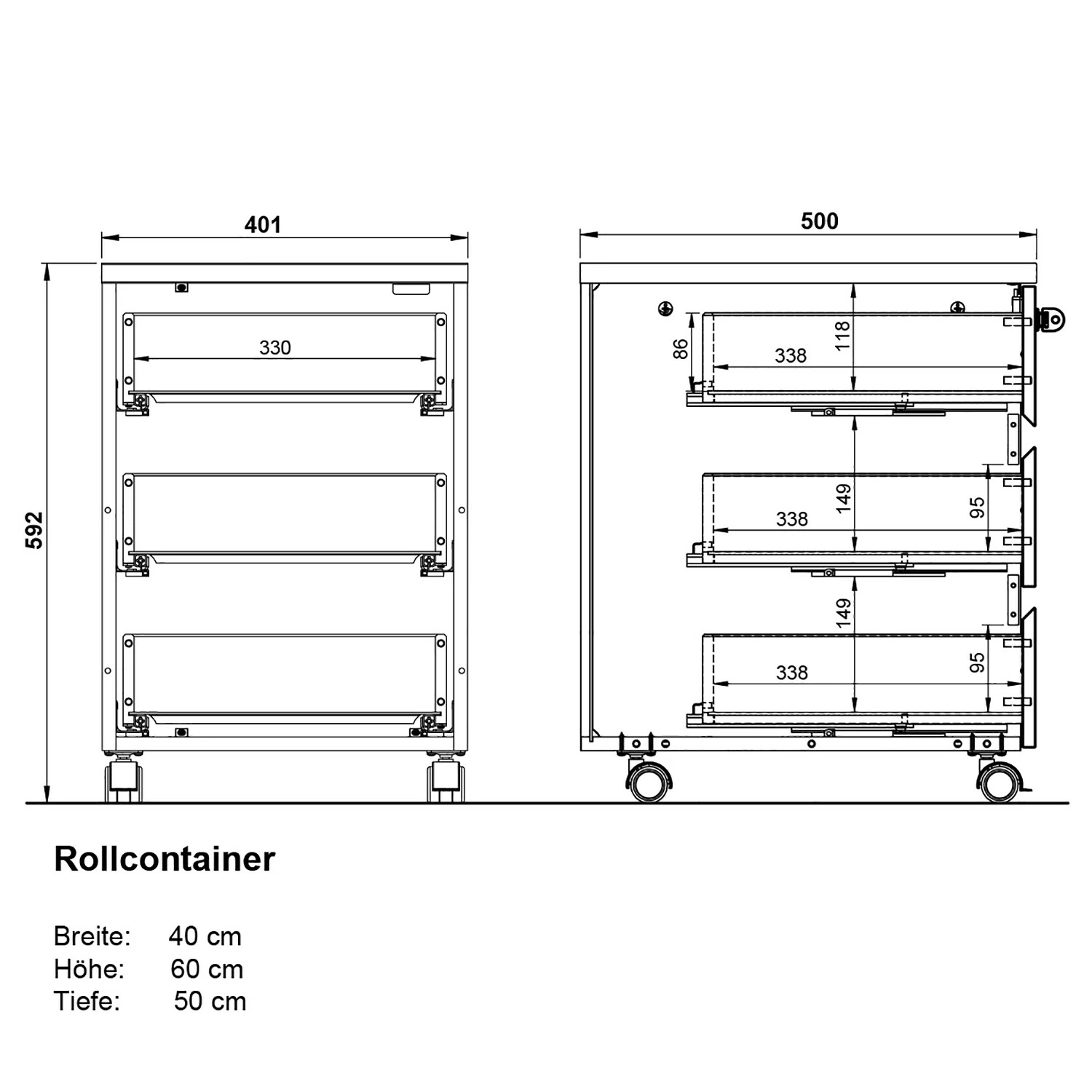 Germania Büroset GW-Lissabon X (3-teilig) - Breite: 160 cm 16 Germania Büroset GW-Lissabon X (3-teilig) - Breite: 160 cm – Bild 14