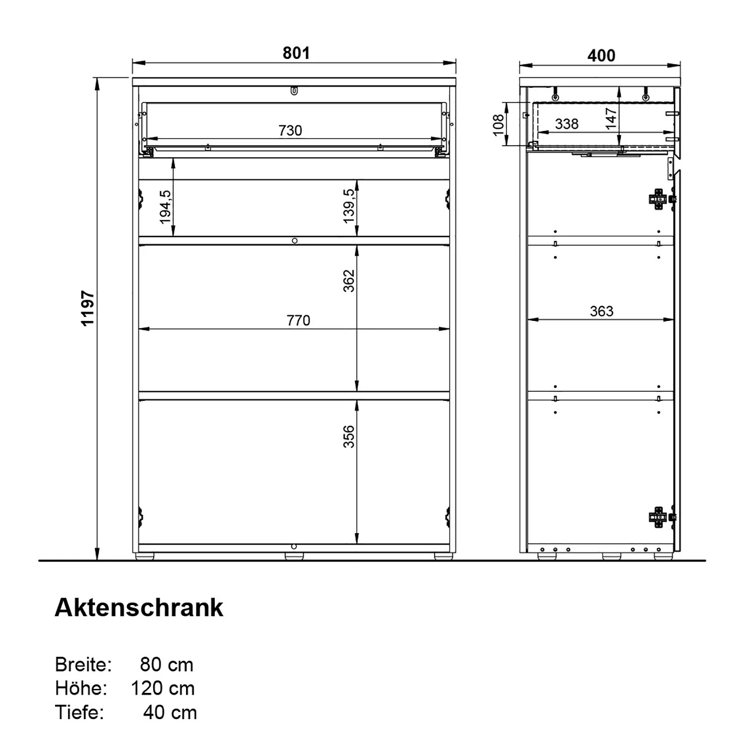 Germania Büroset GW-Lissabon X (3-teilig) - Breite: 160 cm 17 Germania Büroset GW-Lissabon X (3-teilig) - Breite: 160 cm – Bild 15