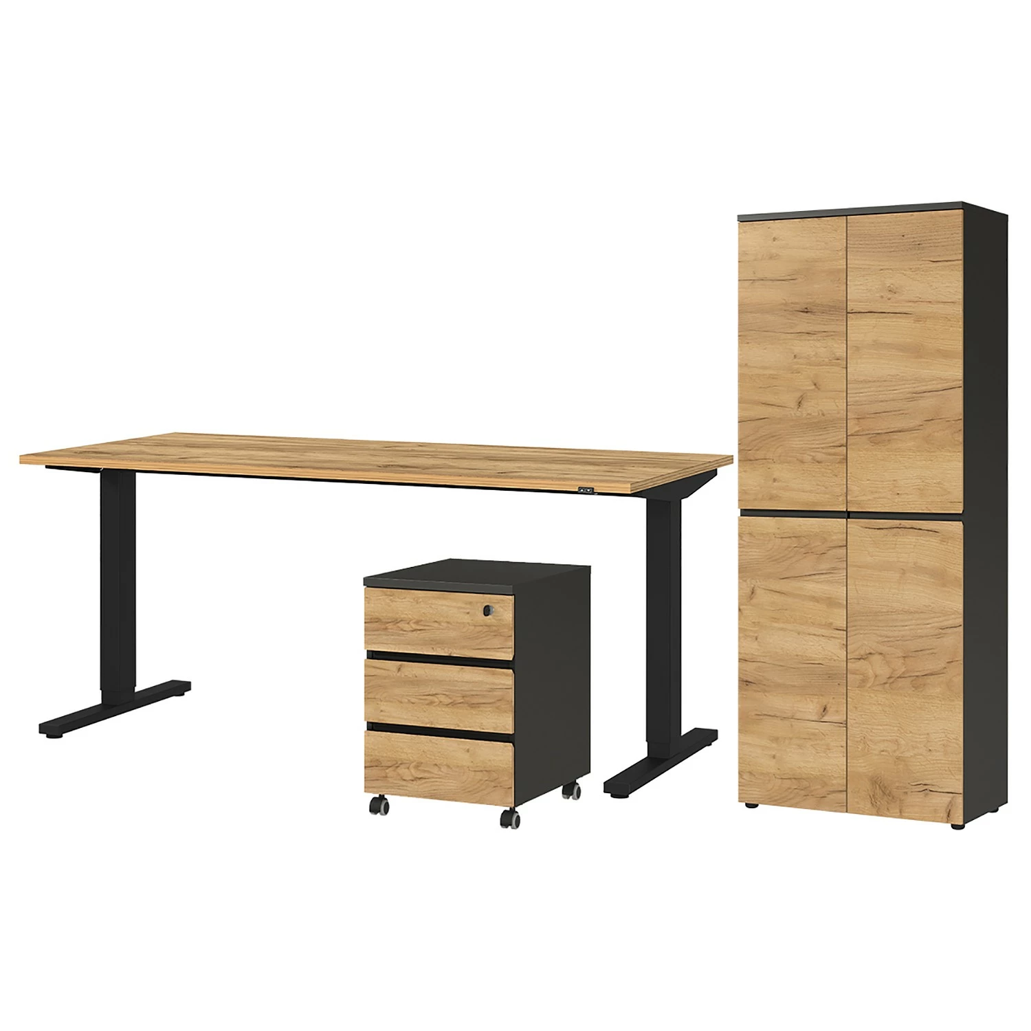 Germania Büroset GW-Lissabon XI (3-teilig) - Breite: 160 cm 3 Germania Büroset GW-Lissabon XI (3-teilig) - Breite: 160 cm