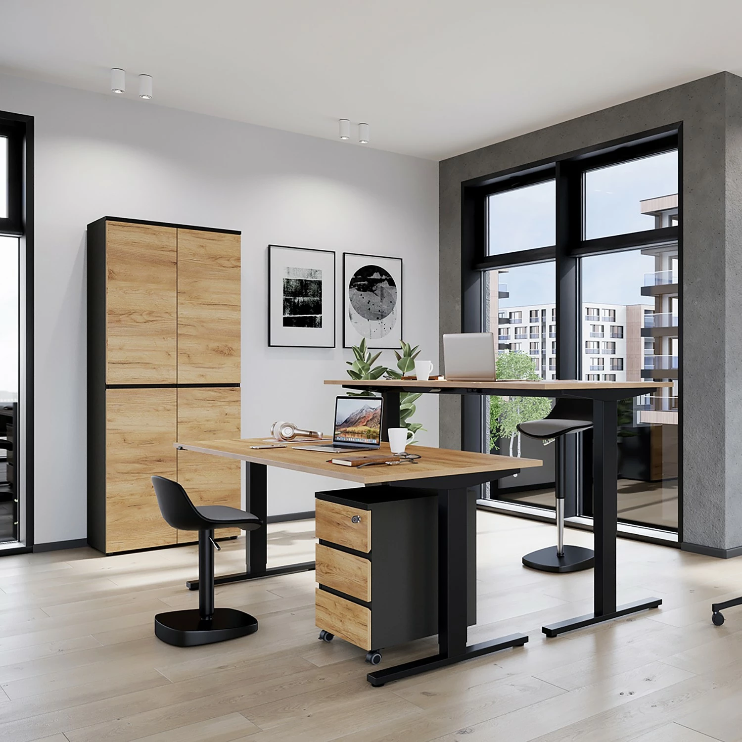 Germania Büroset GW-Lissabon XI (3-teilig) - Breite: 160 cm 4 Germania Büroset GW-Lissabon XI (3-teilig) - Breite: 160 cm – Bild 2