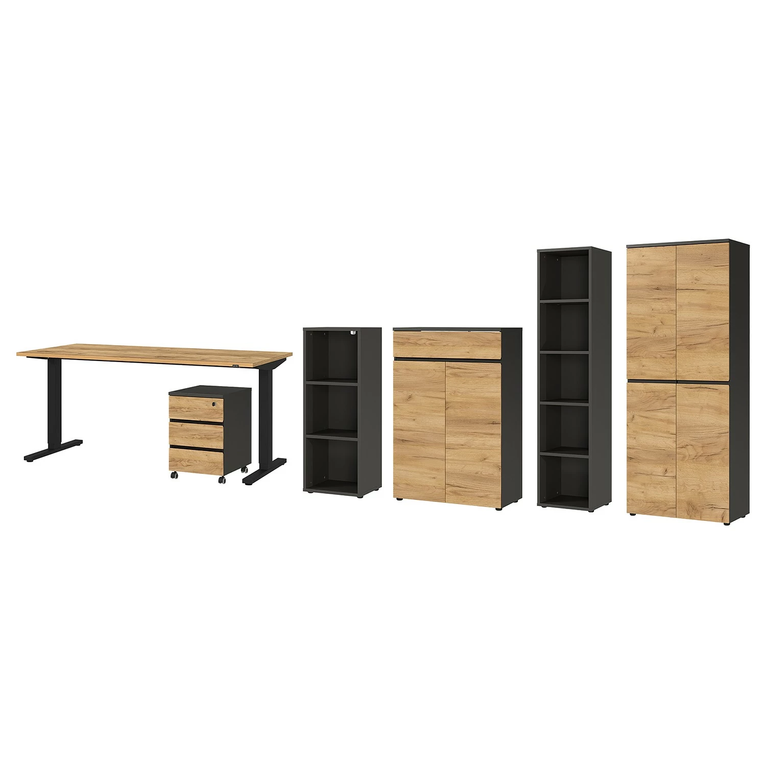 Germania Büroset GW-Lissabon XII (6-teilig) - Breite: 160 cm 3 Germania Büroset GW-Lissabon XII (6-teilig) - Breite: 160 cm