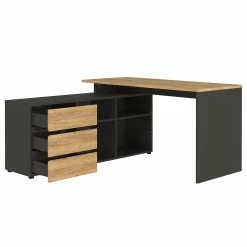 Germania Büroset GW-Lissabon V (2-teilig) - Eiche Navarra Dekor / Graphit -Möbel Verkäufe 2024 1000353375 220520 040 DETAILS P000000001000353375