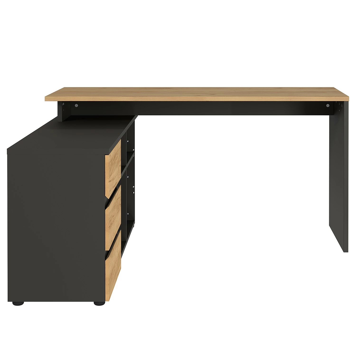 Germania Büroset GW-Lissabon IV (2-teilig) - Eiche Navarra Dekor / Graphit 9 Germania Büroset GW-Lissabon IV (2-teilig) - Eiche Navarra Dekor / Graphit – Bild 7