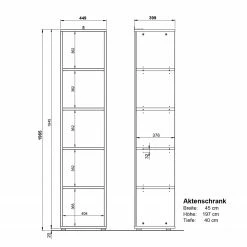 Germania Büroset GW-Lissabon VI (5-teilig) - Eiche Navarra Dekor / Graphit -Möbel Verkäufe 2024 1000353377 220520 501 SKETCH DETAILS P000000001000353377 sketch