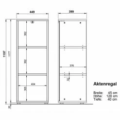 Germania Büroset GW-Lissabon VI (5-teilig) - Eiche Navarra Dekor / Graphit -Möbel Verkäufe 2024 1000353377 220520 504 SKETCH DETAILS P000000001000353377 sketch